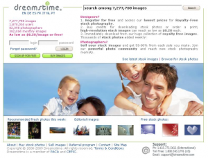 Заработок для дизайнера и фотографа на фотобанке Dreamstime
