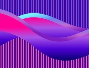 ретроволны на картинке