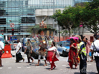 Thaipusam procession