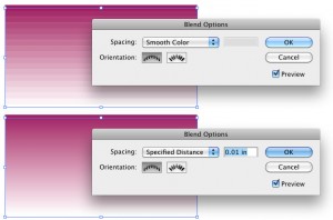 smooth blend in Illustrator