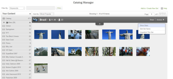 catalog manager functionality