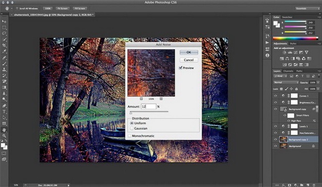 how to make a vintage photograph in Photoshop