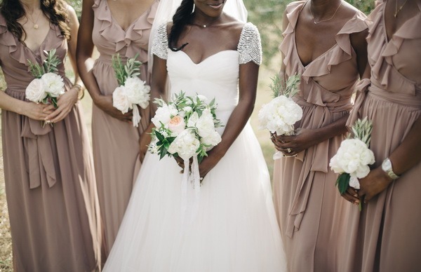 Group of bridesmaids in a photo