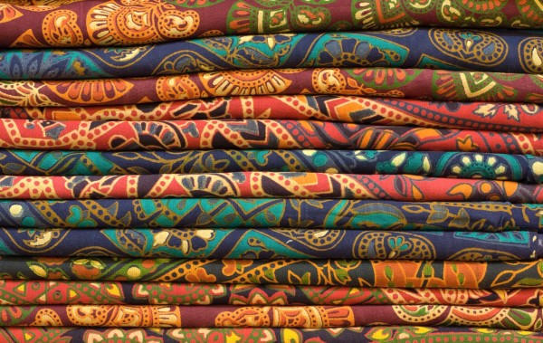 set of kalamkari fabrics